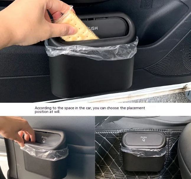 TidyRide™ Car Trash Can